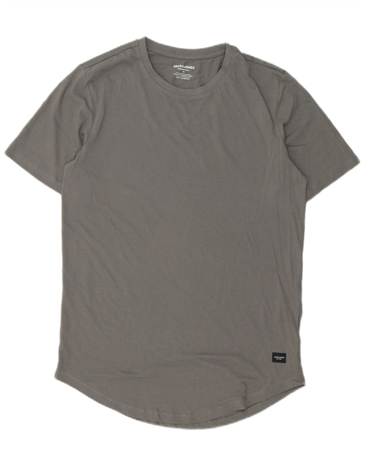 Jack & Jones Herre Lash T-Shirt Top Medium Grey Bomuld