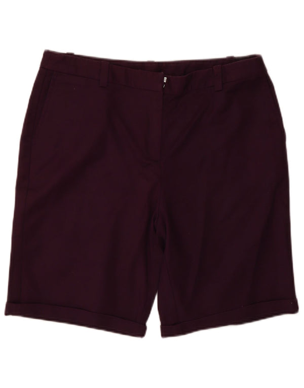 Besætningstøj Dame Chino Shorts UK 12 Medium W30 Bourgogne bomuld
