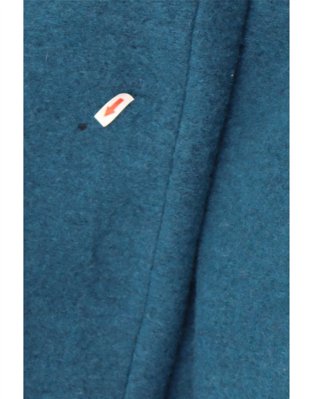 Zara Dame Overfrakke UK 14 Medium Navy Blue Polyester