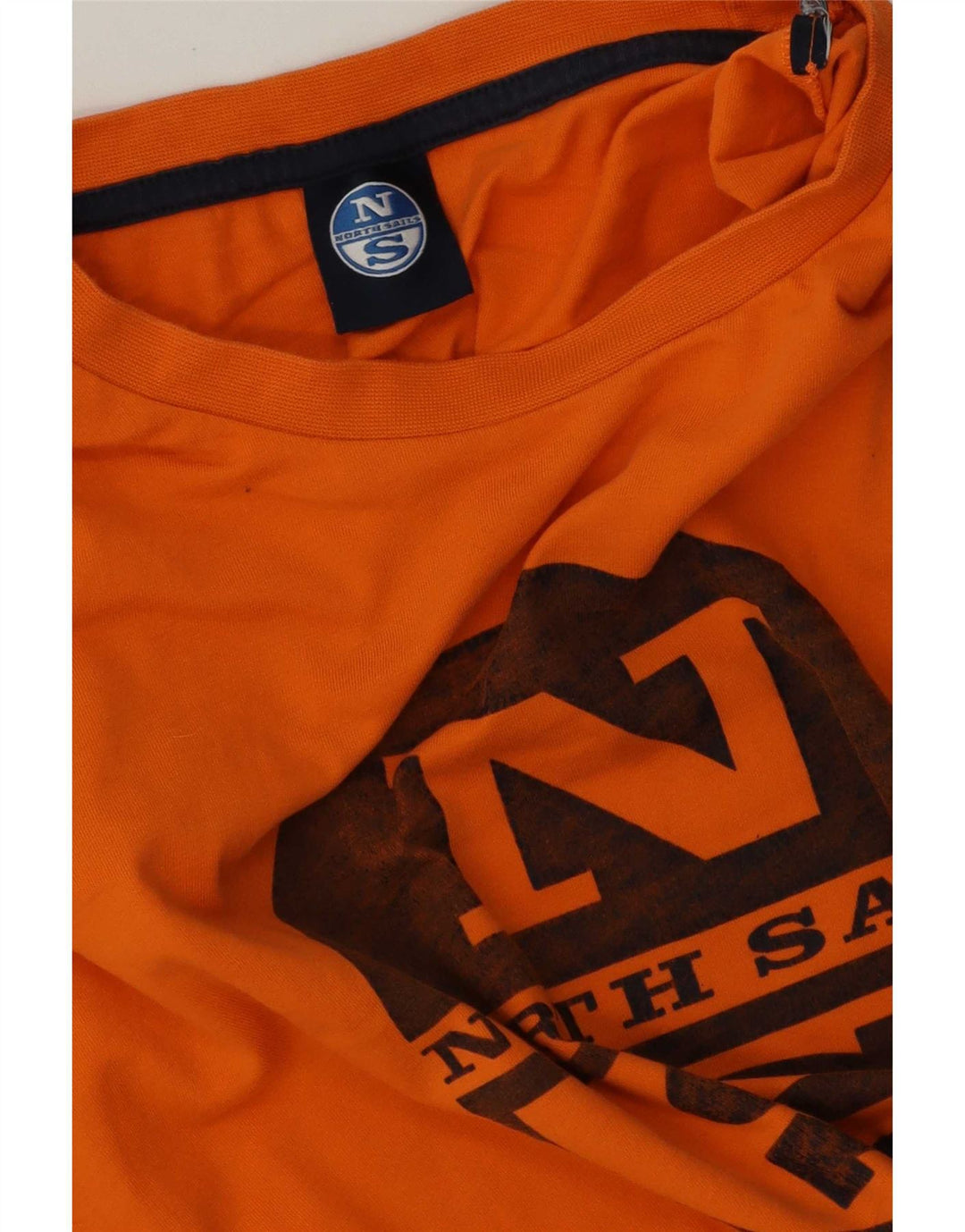 North Sails Herre Grafisk T-Shirt Top Medium Orange