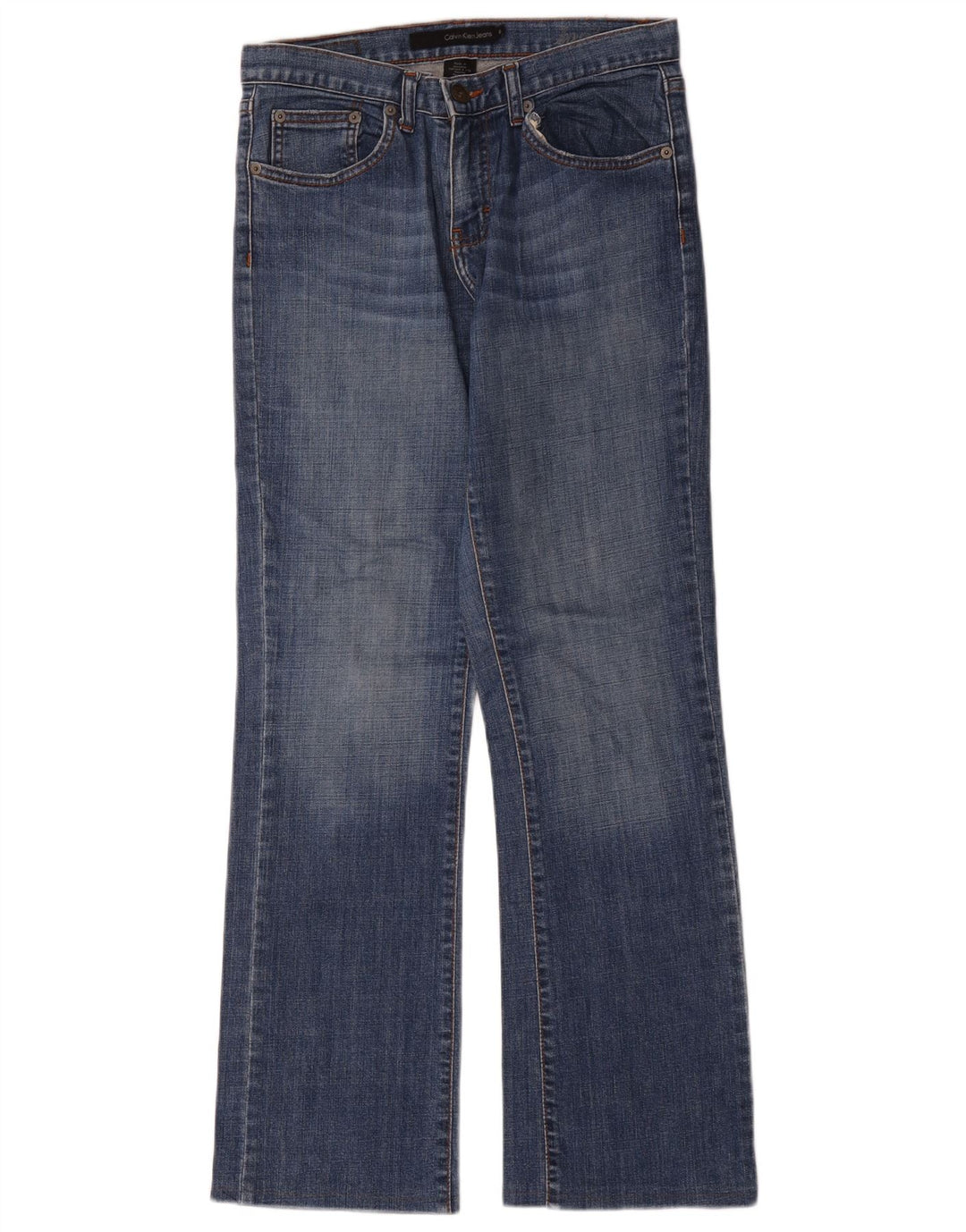 Calvin Klein Dame Bootcut Jeans US 6 Medium W32 L31 Blå Bomuld
