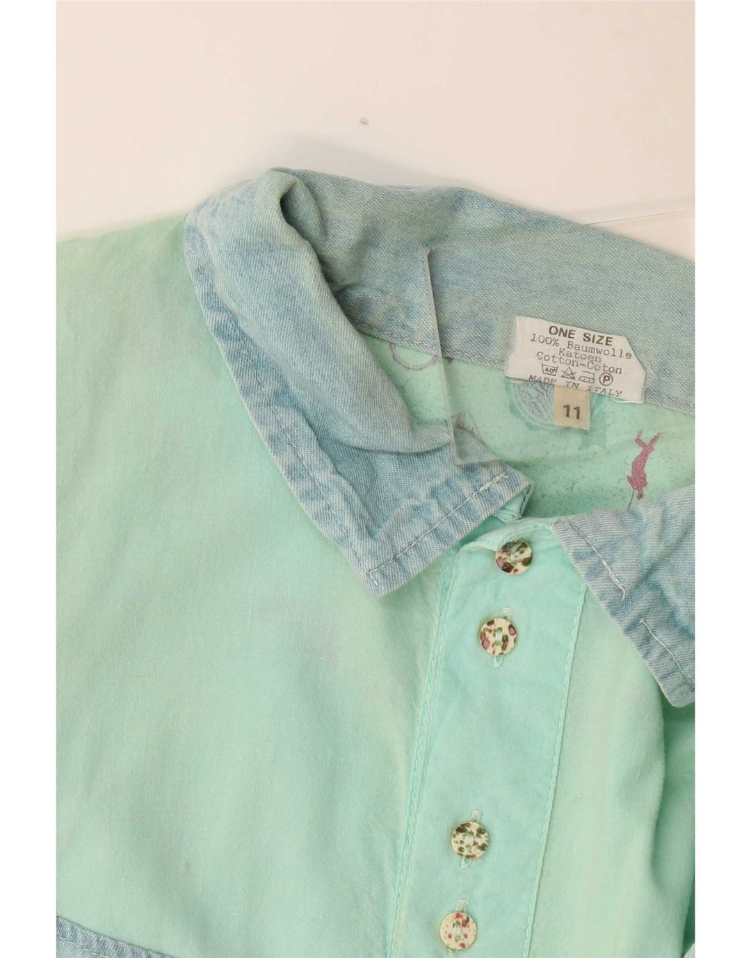 Chewan Herre Grafisk Pullover Shirt One Size Turkis Colourblock