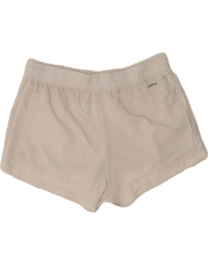 ADIDAS Womens Sport Shorts UK 16/18 Large White Polyester Vintage Adidas and Second-Hand Adidas from Messina Hembry 