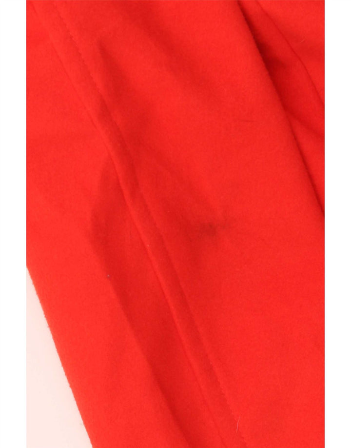 Marks & Spencer Dameoverfrakke UK 12 Medium Rød Polyester
