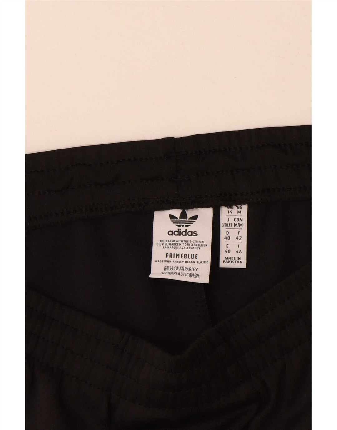 Adidas Træningsdragtsbukser til kvinder UK 14 Medium Sort Polyester