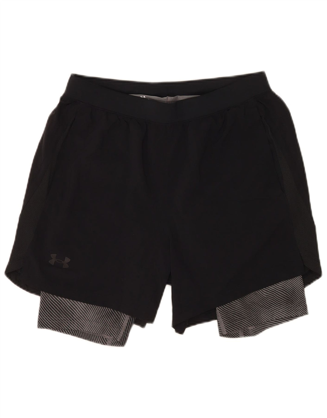 Under Armour Herre Fitted Graphic Sports Shorts Large Black