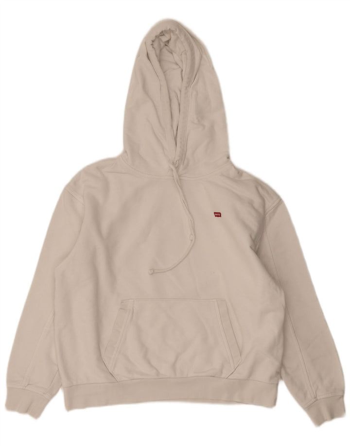 Levi's Oversized hættetrøje til mænd XS Hvid bomuld