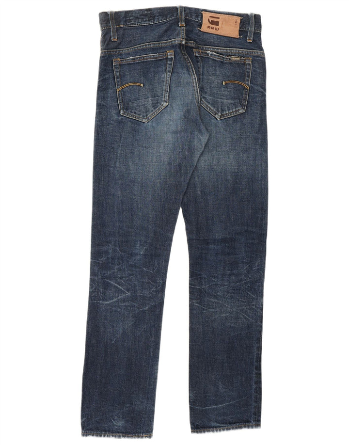G-STAR Herre 3301 Straight Jeans W29 L32 Blå Bomuld