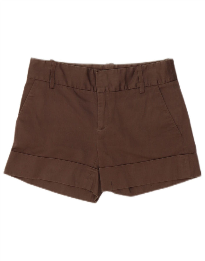 Zara Hot Pants til kvinder XS W24 Brun bomuld