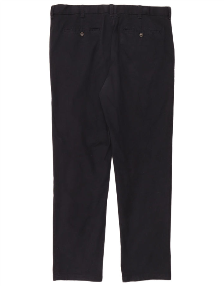 Marks & Spencer Herre Blue Harbor Slim Chino Bukser W38 L33 Navy Blue
