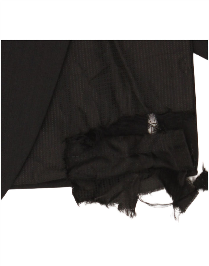 Hugo Boss Herre 2-knaps blazerjakke EU 46 Lille sort uld