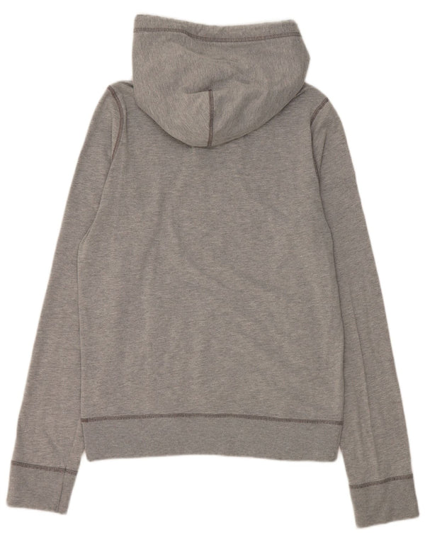 Abercrombie & Fitch Muscle hættetrøje til kvinder UK 16 Large Grey Flecked