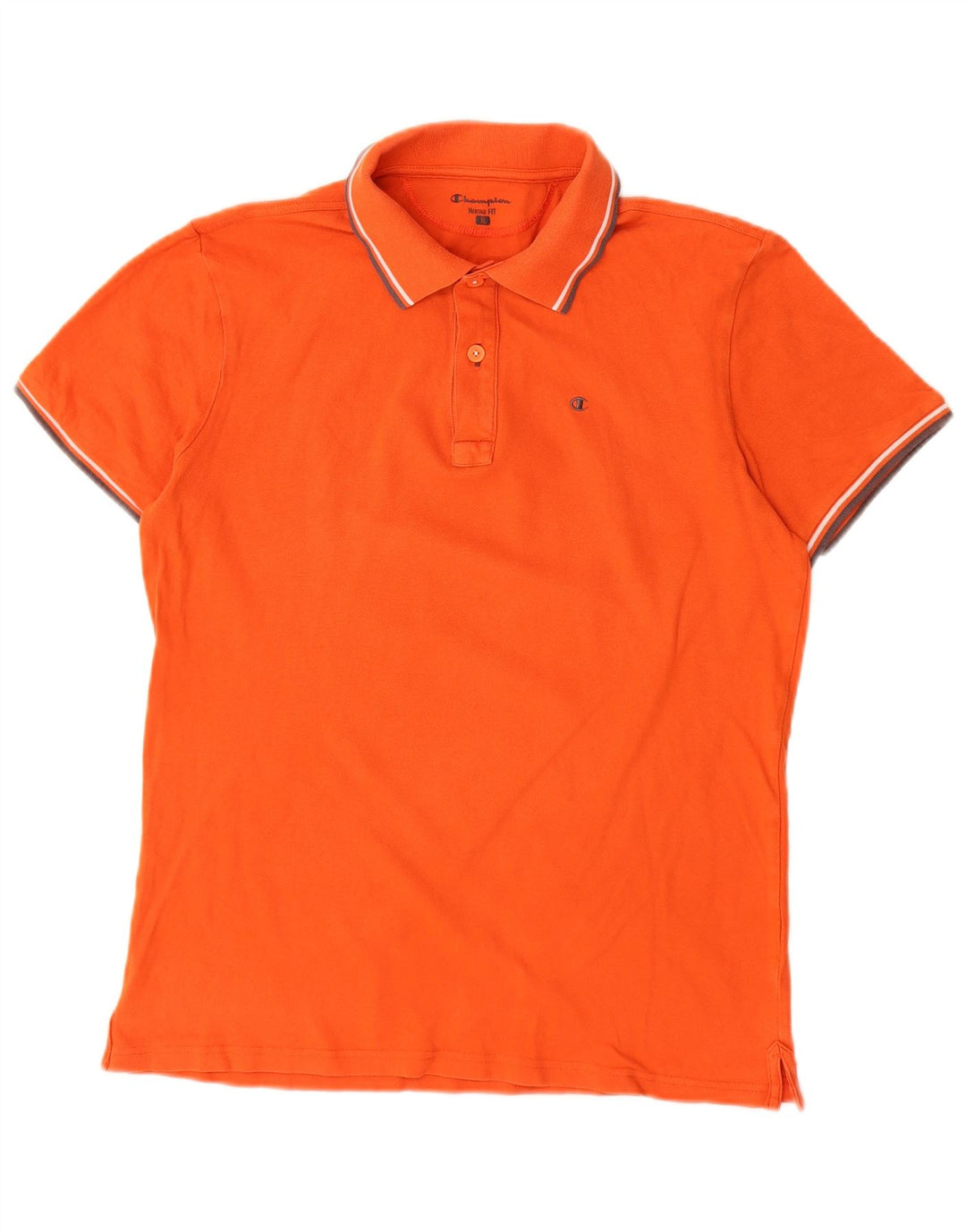 Champion Heritage Fit Polo Shirt XL Orange