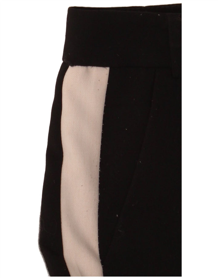 ZARA Slim Chino-bukser til kvinder Small Black Colourblock