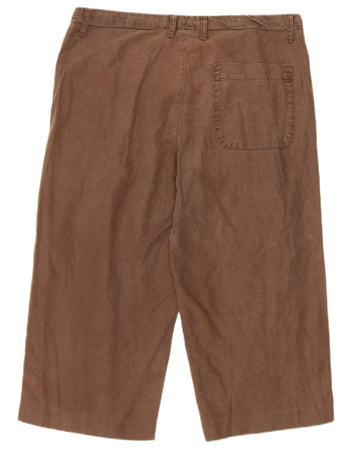 Gap Herre Regular Loose Fit Bermuda Shorts Medium W32 Brown Linen