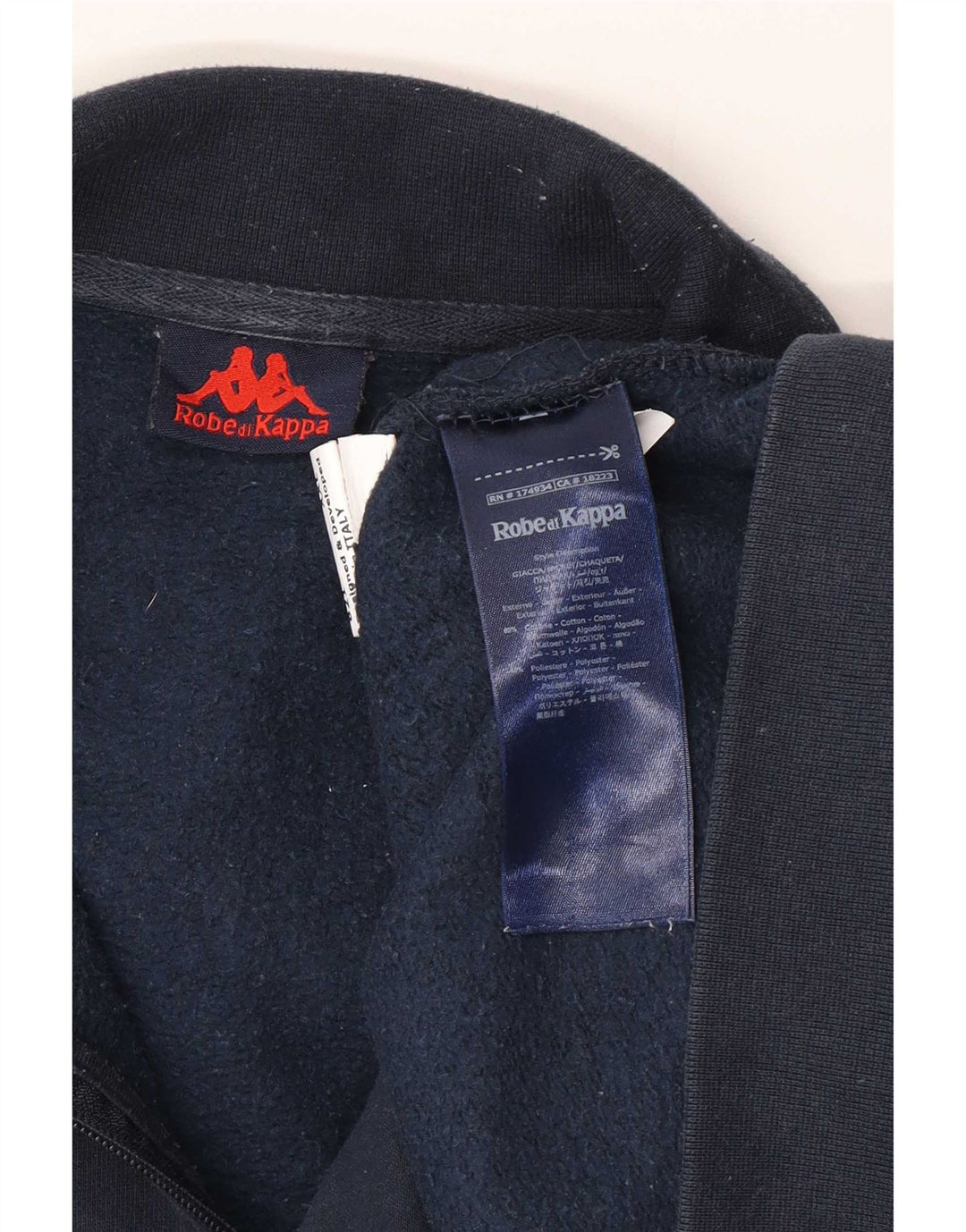Kappa Træningsdragt til mænd Topjakke 2XL Blå Bomuld