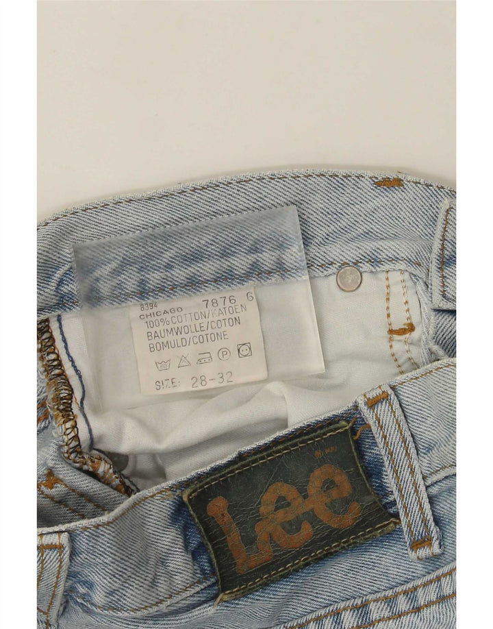 Lee Dame Straight Jeans W28 L32 Blå Bomuld