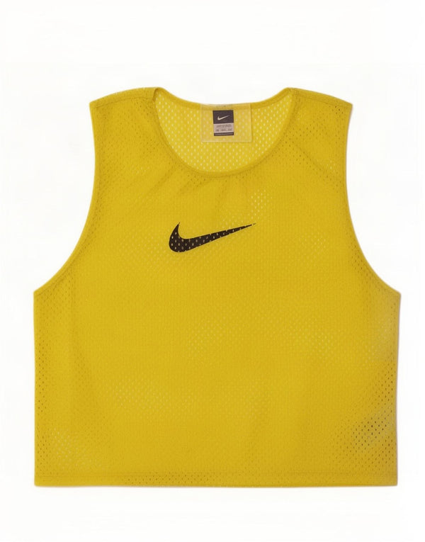 Nike Mens Graphic Vest Top Large Yellow Polyester