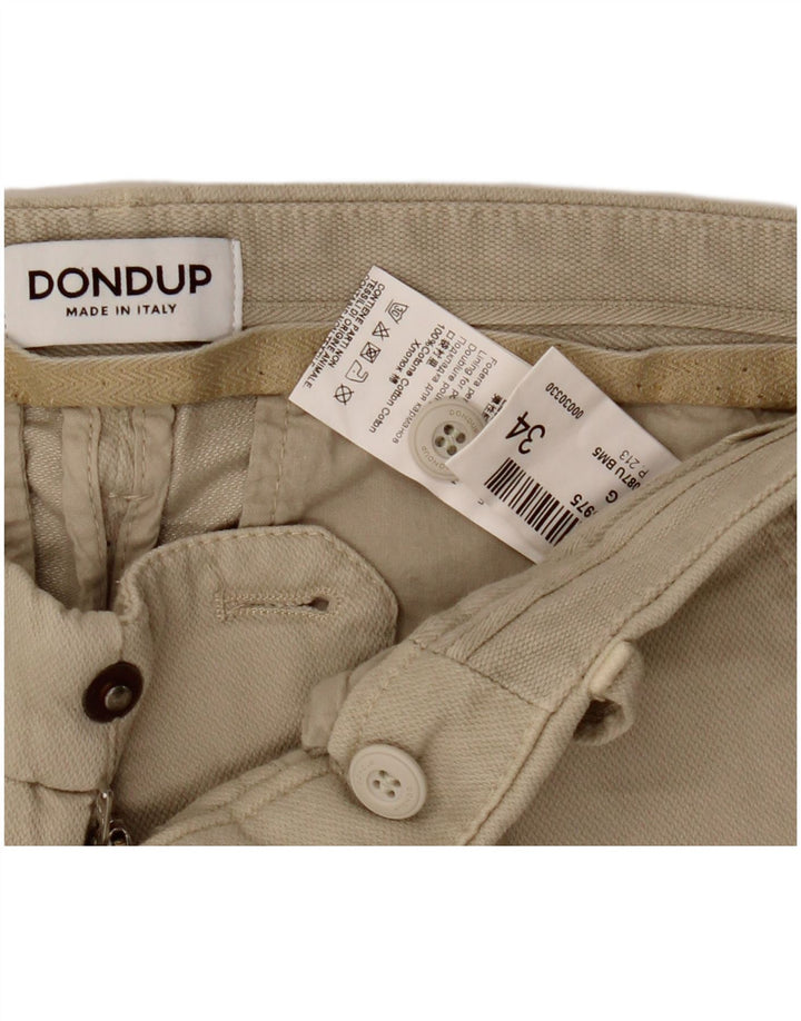 Dondup Herre Slim Chino Bukser W34 L33 Beige Modal