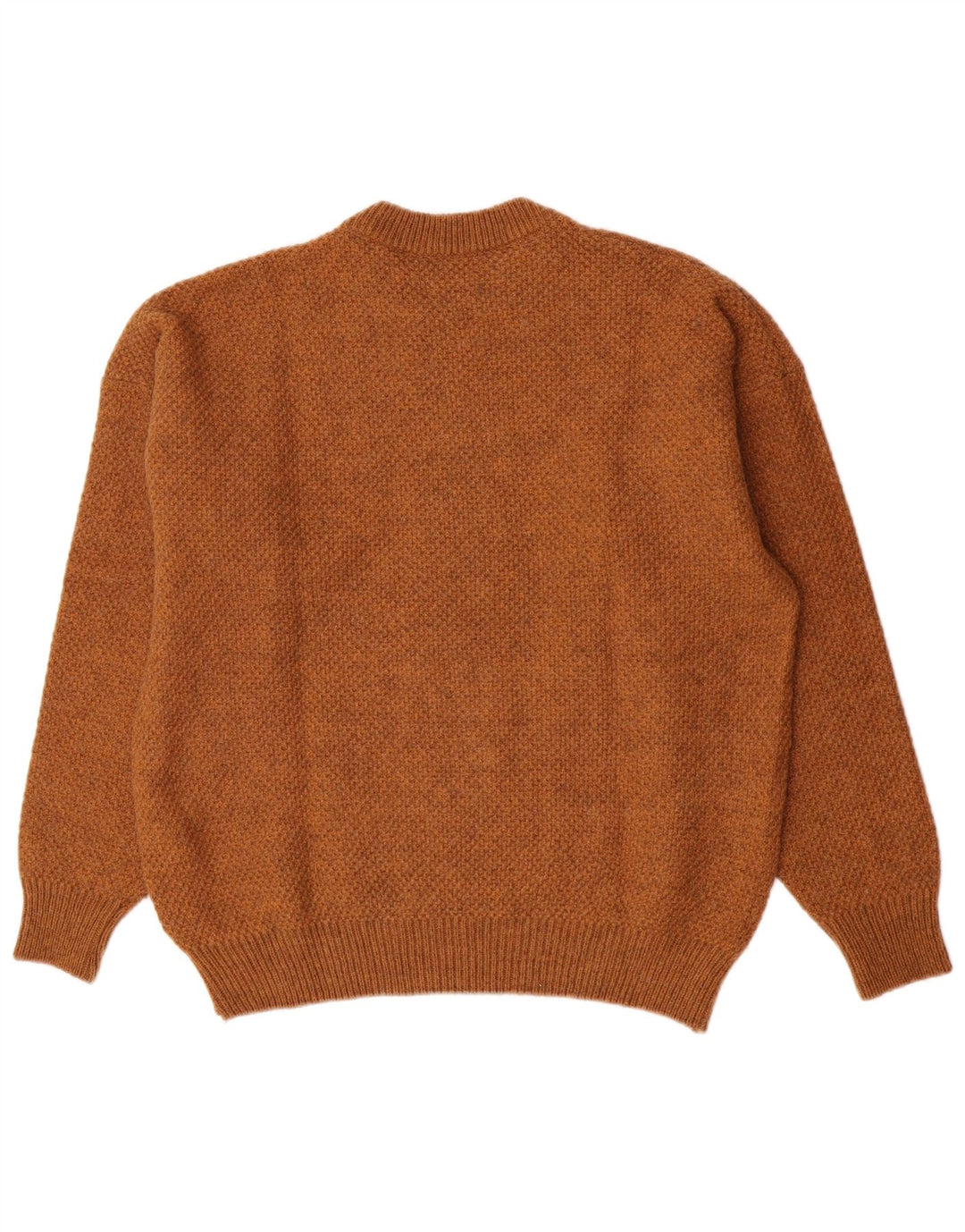 Tænk Pink Herre Crew Neck Jumper Sweater IT 52 Stor Brun Akryl