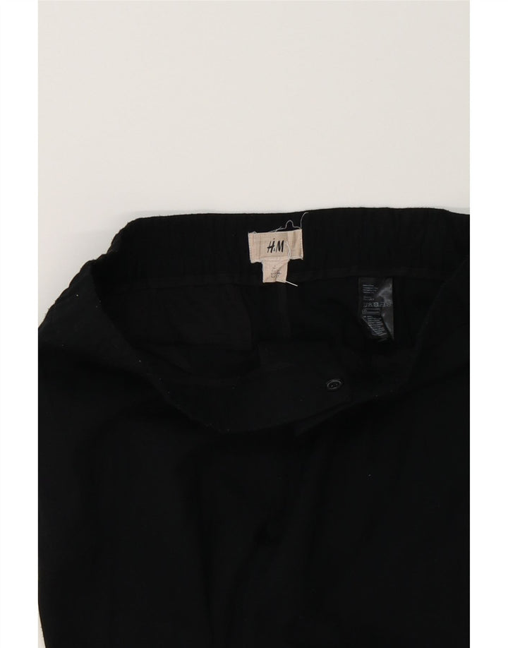 H&M Womens Slim Casual Trousers Medium W34 L30 Black Polyester Vintage H&M and Second-Hand H&M from Messina Hembry 