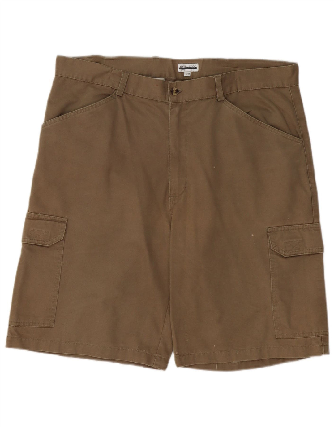 MC JOY Herre Cargo Shorts IT 50 Large W38 Beige Bomuld