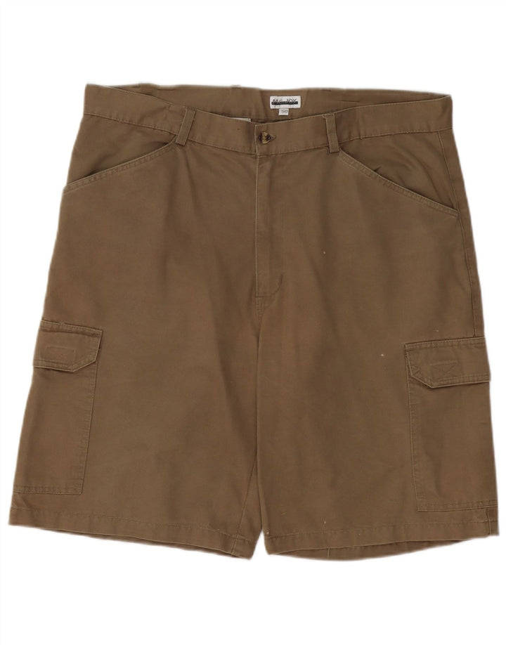 MC JOY Herre Cargo Shorts IT 50 Large W38 Beige Bomuld