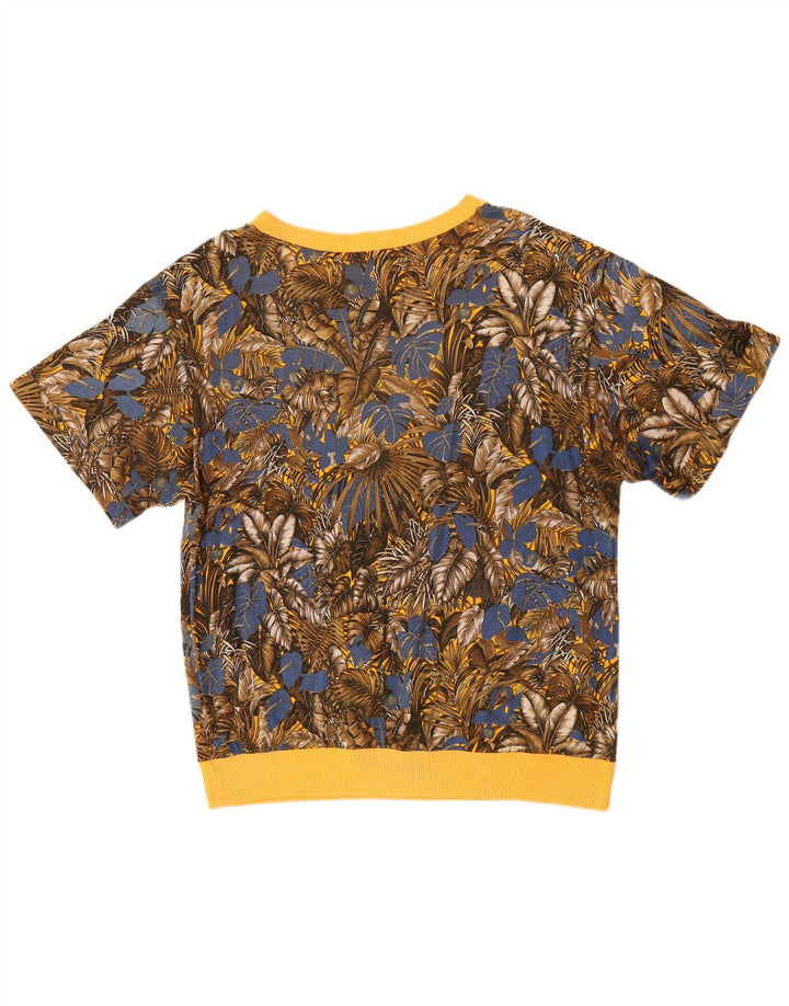 Salvatore Ferragamo Dame Grafisk T-Shirt Top UK 16 Large Multicolored Tr