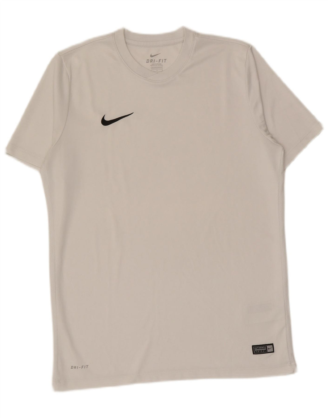 Nike Herre Dri Fit T-shirt Top Stor hvid polyester