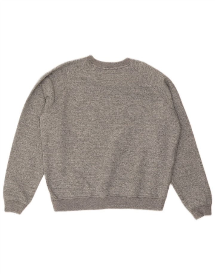JACK WILLS Womens Oversized Graphic Sweatshirt Jumper UK 10 Small  Grey