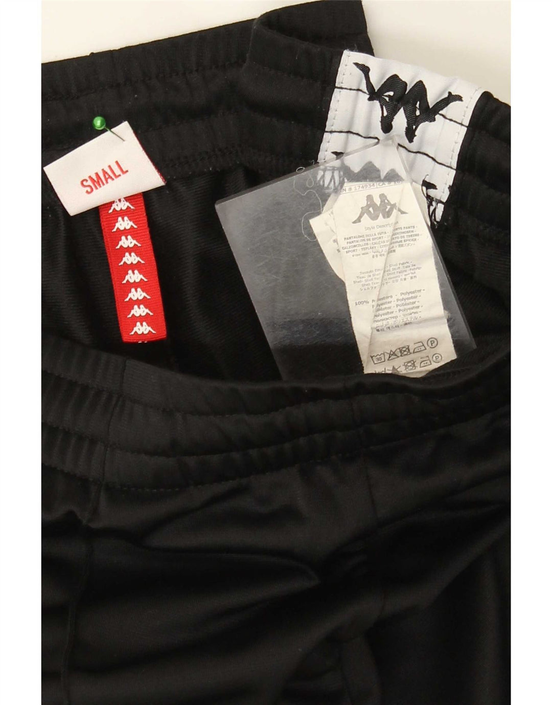 Kappa Herre grafisk træningsdragt Bukser Joggers Small Black Colourblock
