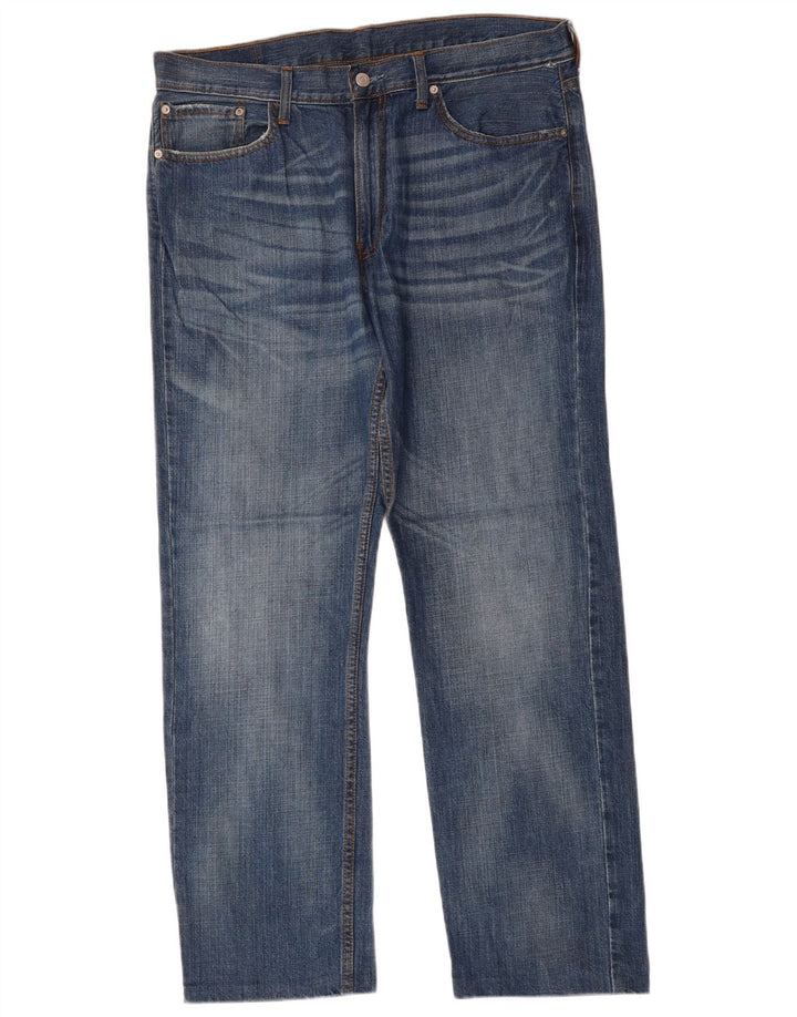 LEVI'S Mens 751 Straight Jeans W38 L31 Blue Cotton