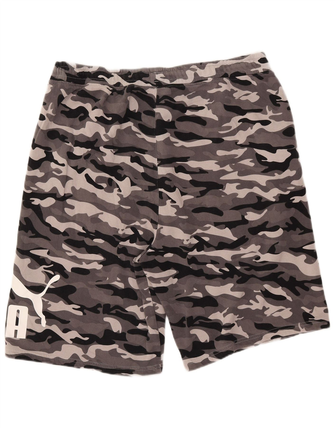 PUMA Herre grafiske sportsshorts 2XL Grå Camouflage