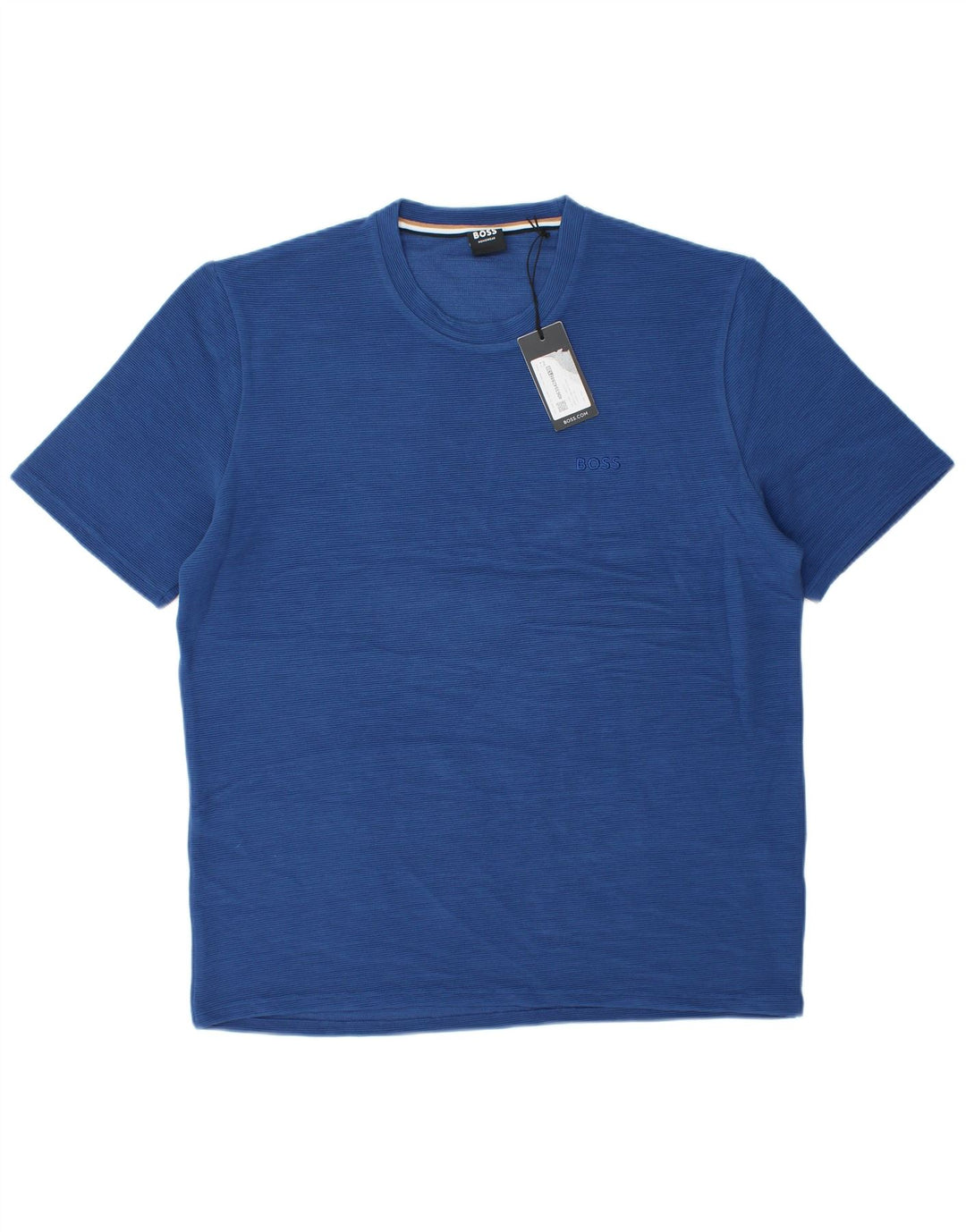 Hugo Boss Herre T-Shirt Top Medium Blue Modal
