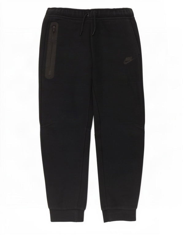 Nike Boys Tracksuit Trousers Joggers 12-13 Years Large Navy Blue Cotton