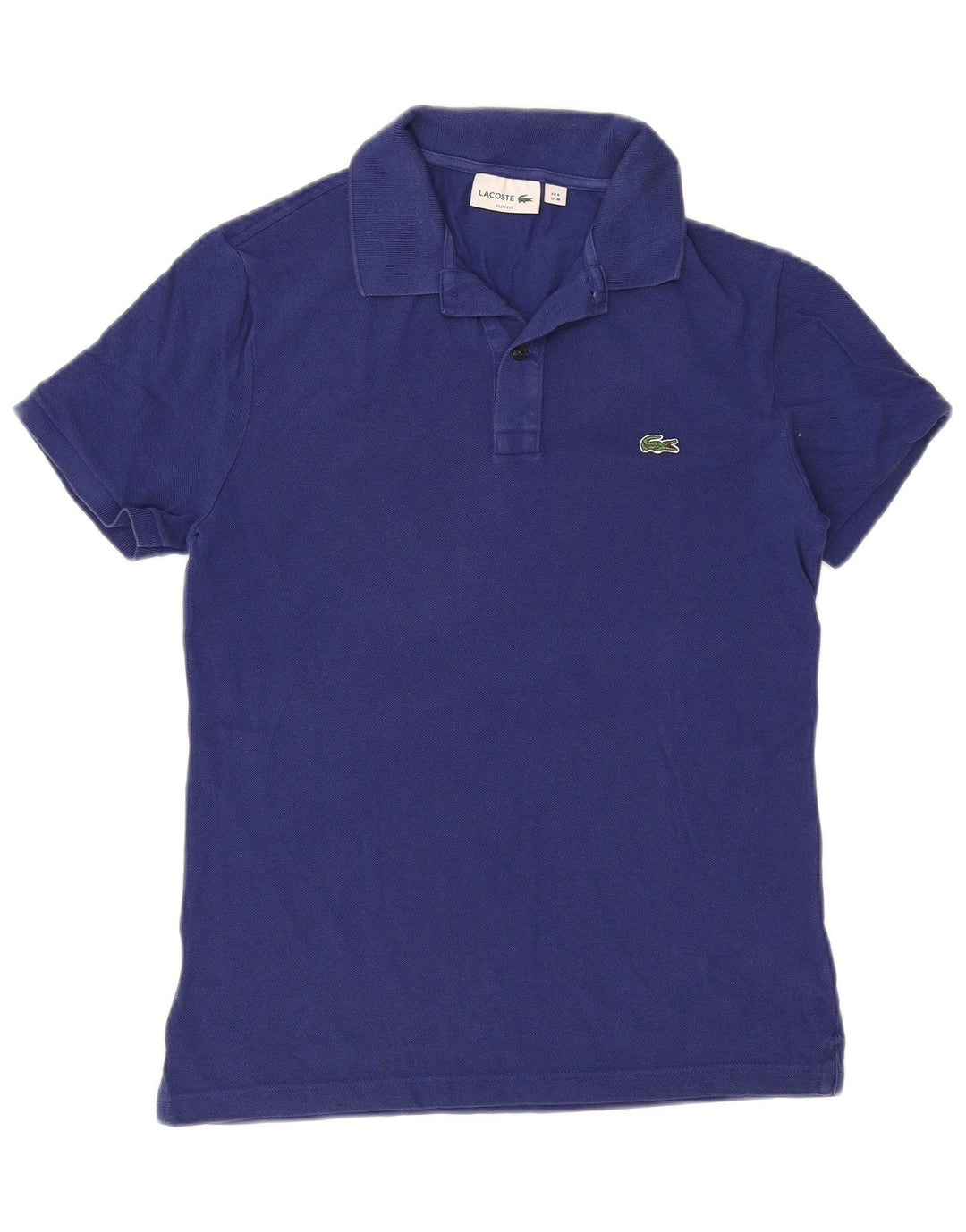 Lacoste Herre Slim Fit Polo Shirt Størrelse 4 Medium Blå Bomuld