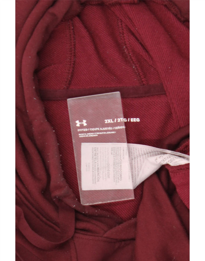 Under Armour Herre Hættetrøje Jumper 2XL Burgundy Polyester
