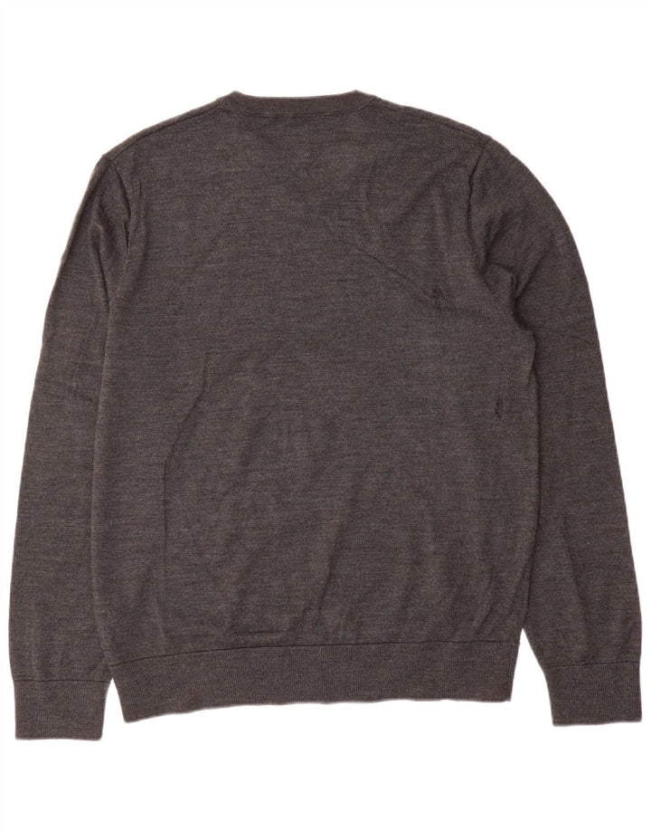 Gap Herre V-hals sweater Stor grå uld
