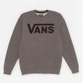 Vans Herre grafisk sweatshirt jumper lille grå flækket bomuld