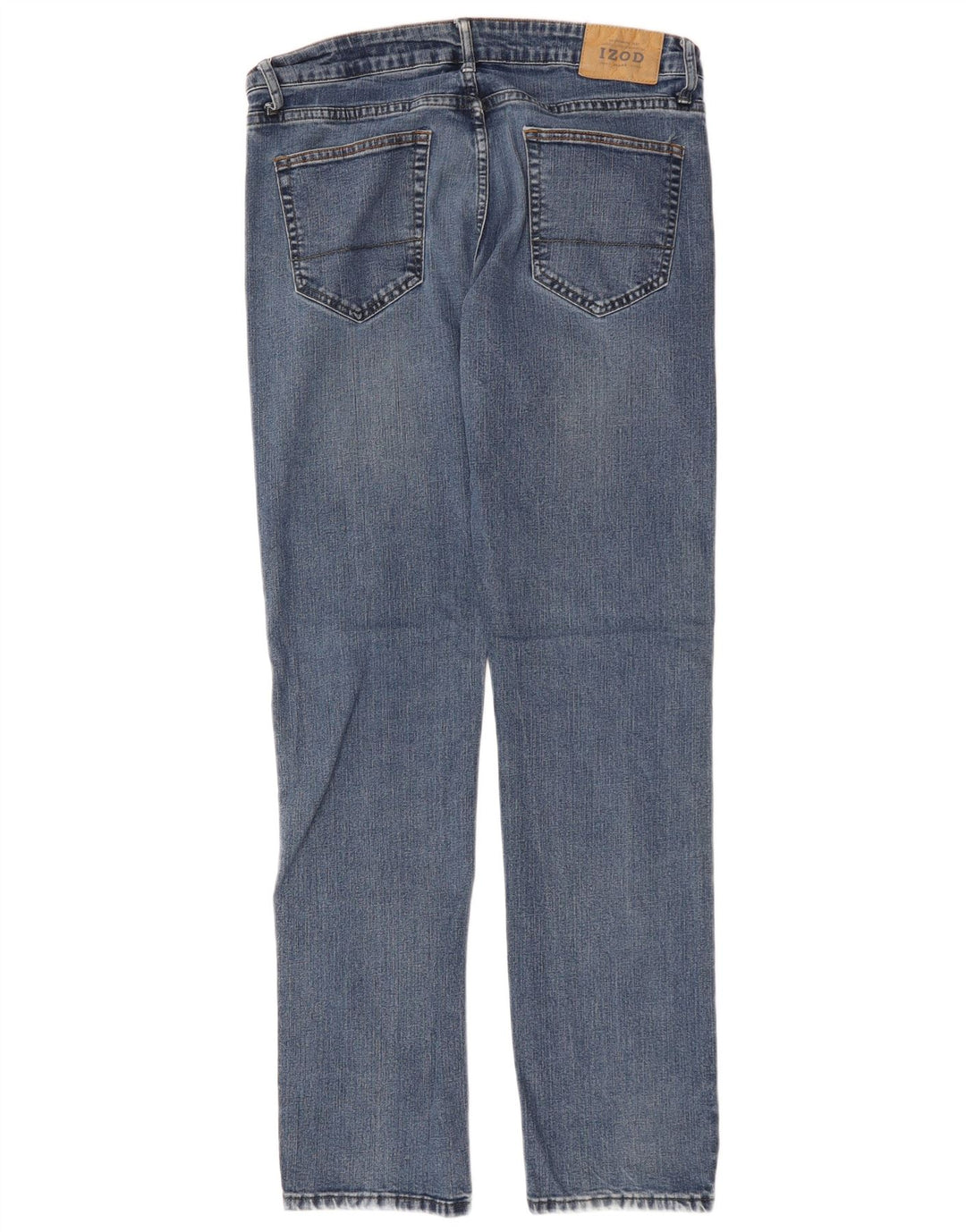 IZOD Herre Comfort Stretch Straight Jeans W34 L34 Blå Bomuld