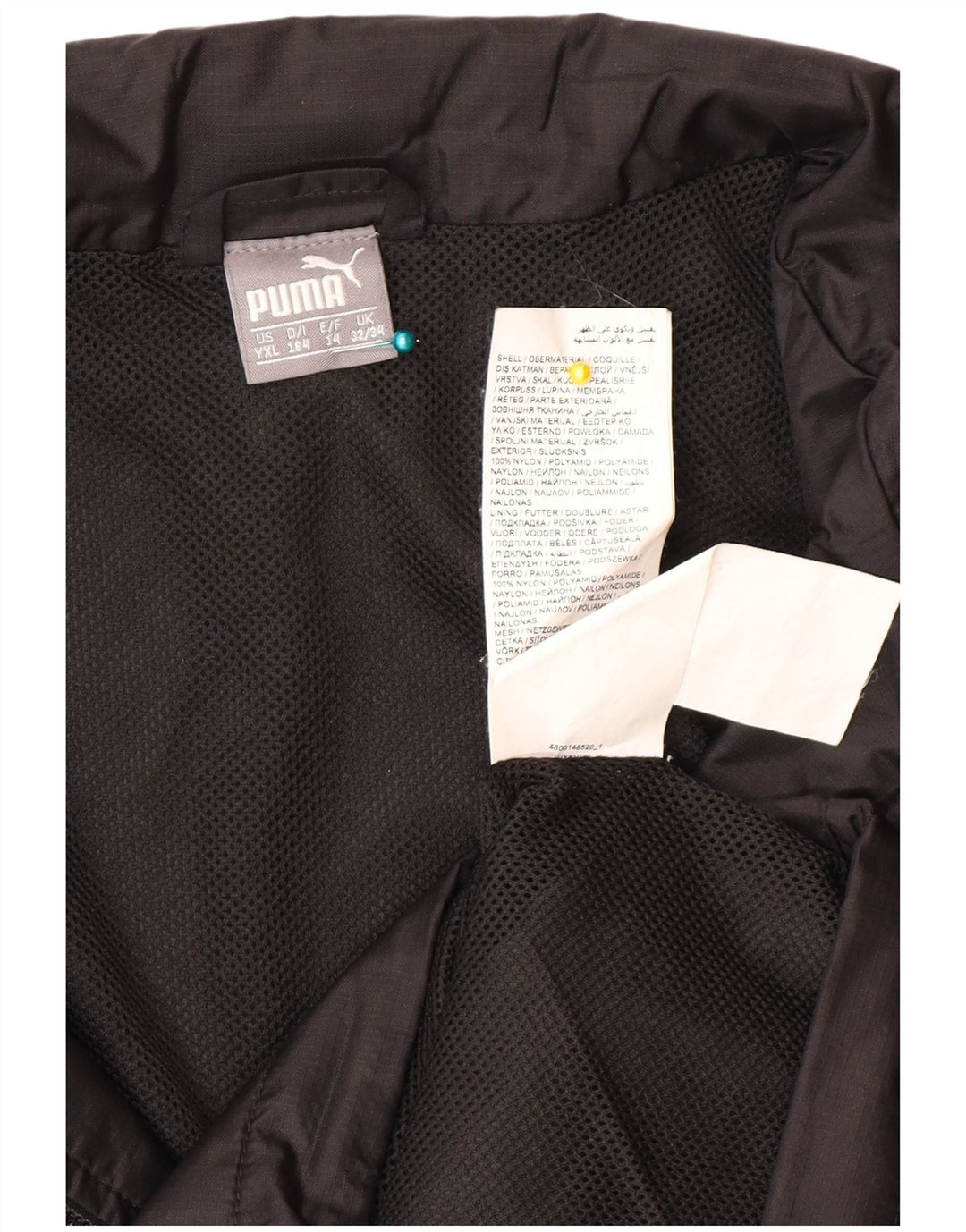 Puma drenge regnjakke 13-14 år sort polyester