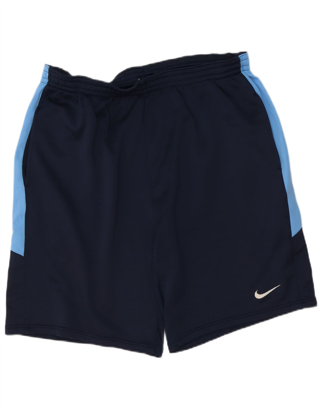 NIKE Dri Fit sportsshorts til mænd 2XL marineblå Colourblock Polyester