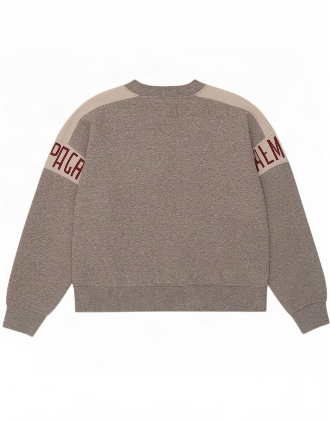 American Eagle Herre grafisk sweatshirt Jumper Medium Grey Colourblock