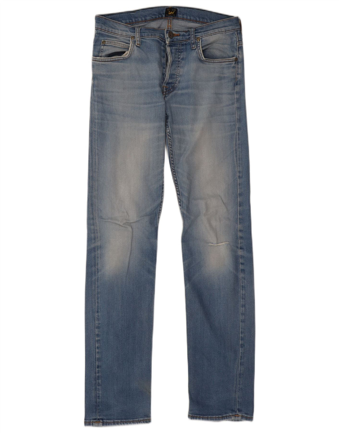 LEE Dame Powell Slim Jeans W30 L34 Blå Bomuld