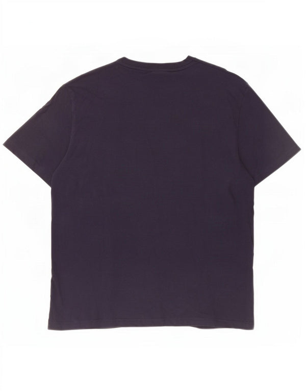 Gant Herre T-Shirt Top Stor Marineblå Bomuld