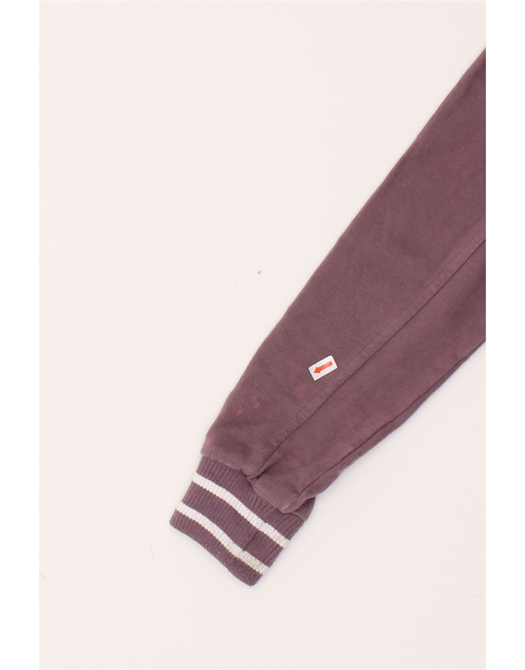 FILA Womens Sweatshirt Jumper UK 14 Medium Maroon Cotton Vintage Fila and Second-Hand Fila from Messina Hembry 