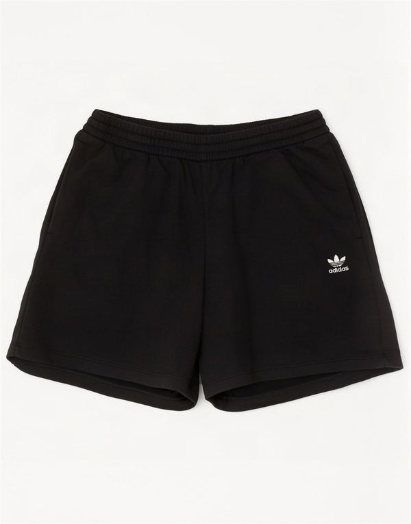 Adidas Sportsshorts til kvinder UK 12 Medium Sort Bomuld