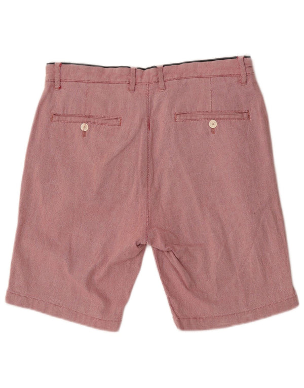 Zara Herre Chino Shorts IT 42 Large W32 Pink Bomuld