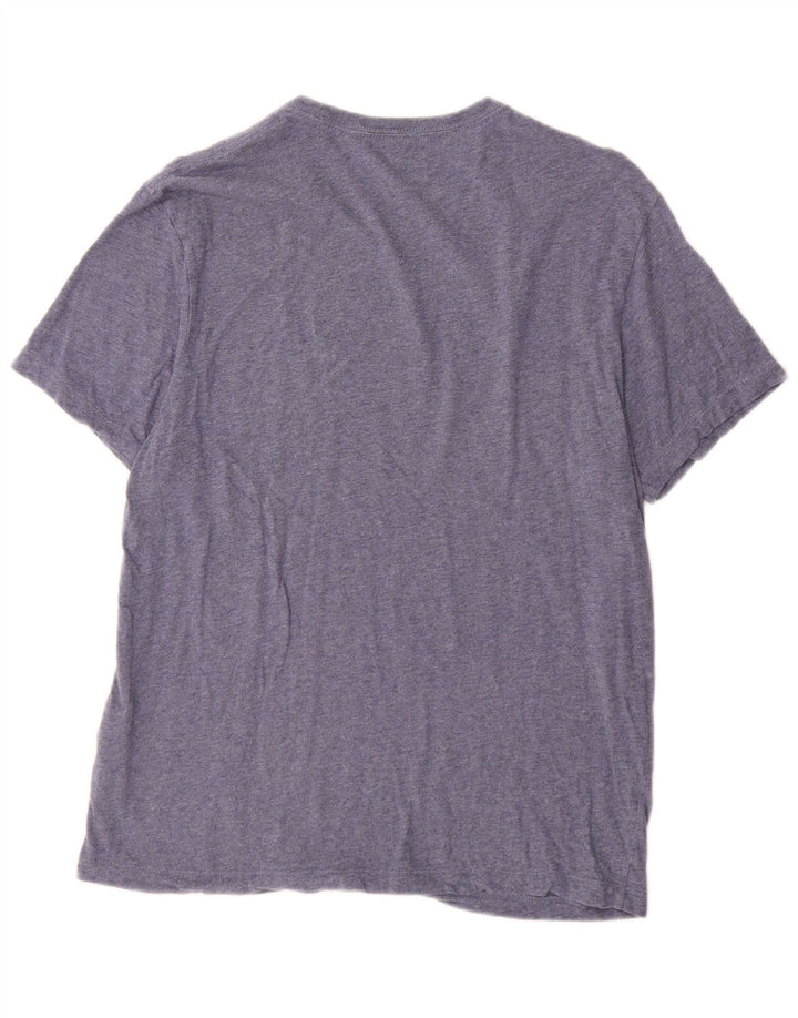 J. Crew Womens Broken In T-Shirt Top Medium Blue Flecked Bomuld