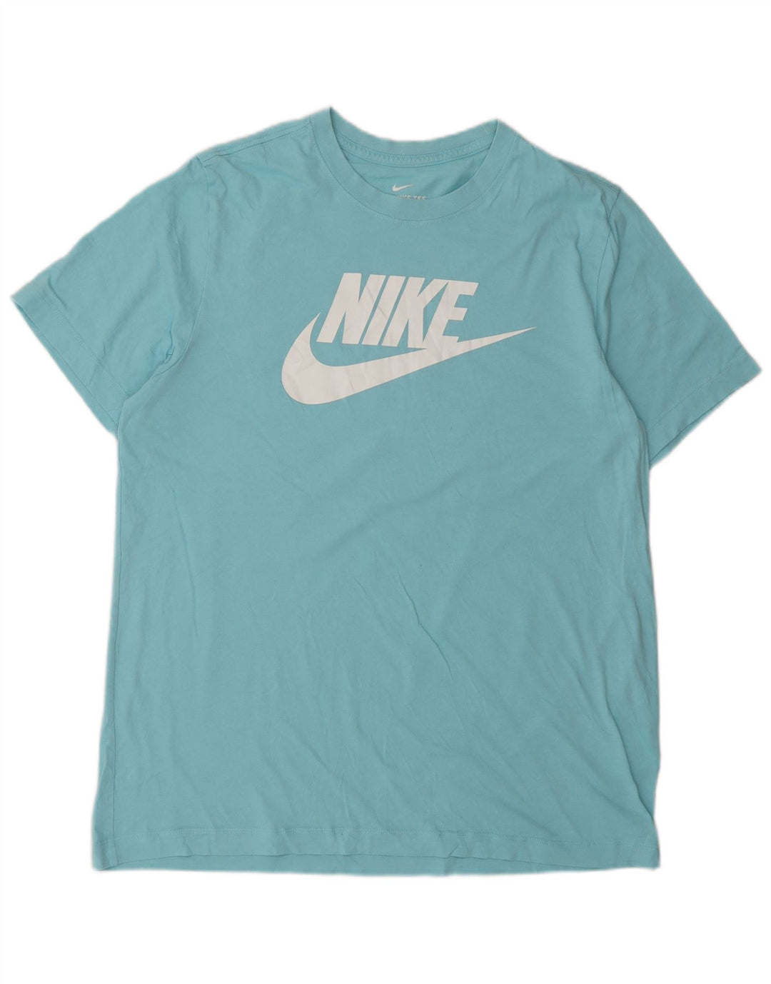 Nike T-shirt top til mænd, stor blå bomuld